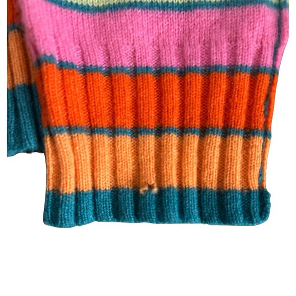 Vintage Cashmere Link Theory Striped Sweater 1990s / Early 2000s, Rare Japanese - Picture 4 of 6